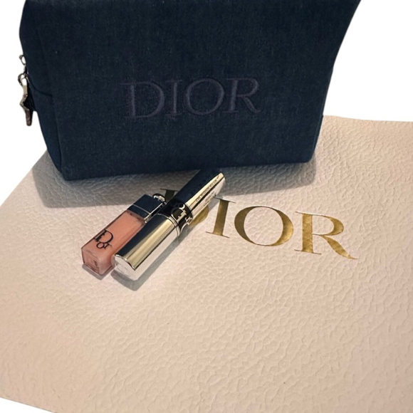 Dior Handbags - Dior Denim Beauty Bundle Cosmetic Bag & Make-up OS